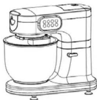 CONTINENTAL EDISON CEFM118G - Operation in Robotic Mixer Mode: Locking the mixing bowl - 6