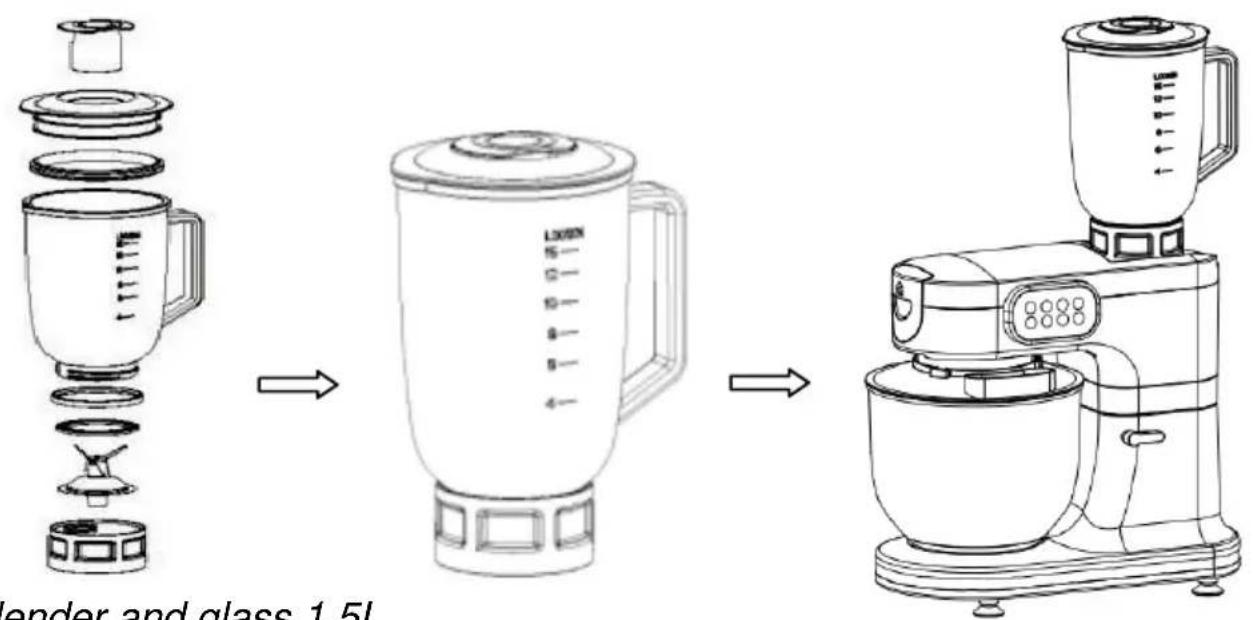 CONTINENTAL EDISON CEFM118G - U sing the blender - 1