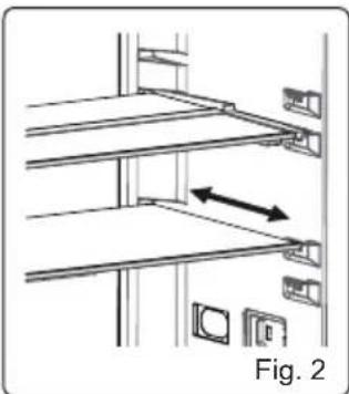 CONTINENTAL EDISON CEFC291NFWP - Adjustable Glass Shelf (In some models) - 2