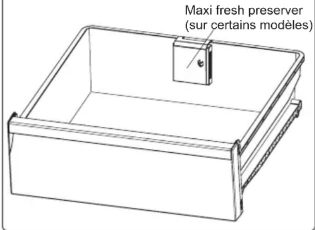 CONTINENTAL EDISON CEFC291NFWP - Maxi-fresh preserver (si disponible) - 1