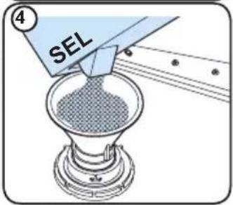 CONTINENTAL EDISON CELV1349TE - Remplissage du compartment de sel (SI DISPONIBLE) - 4