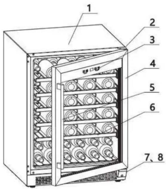 CONTINENTAL EDISON CECWC52BE - DESCRIPTION DU PRODUIT - 1