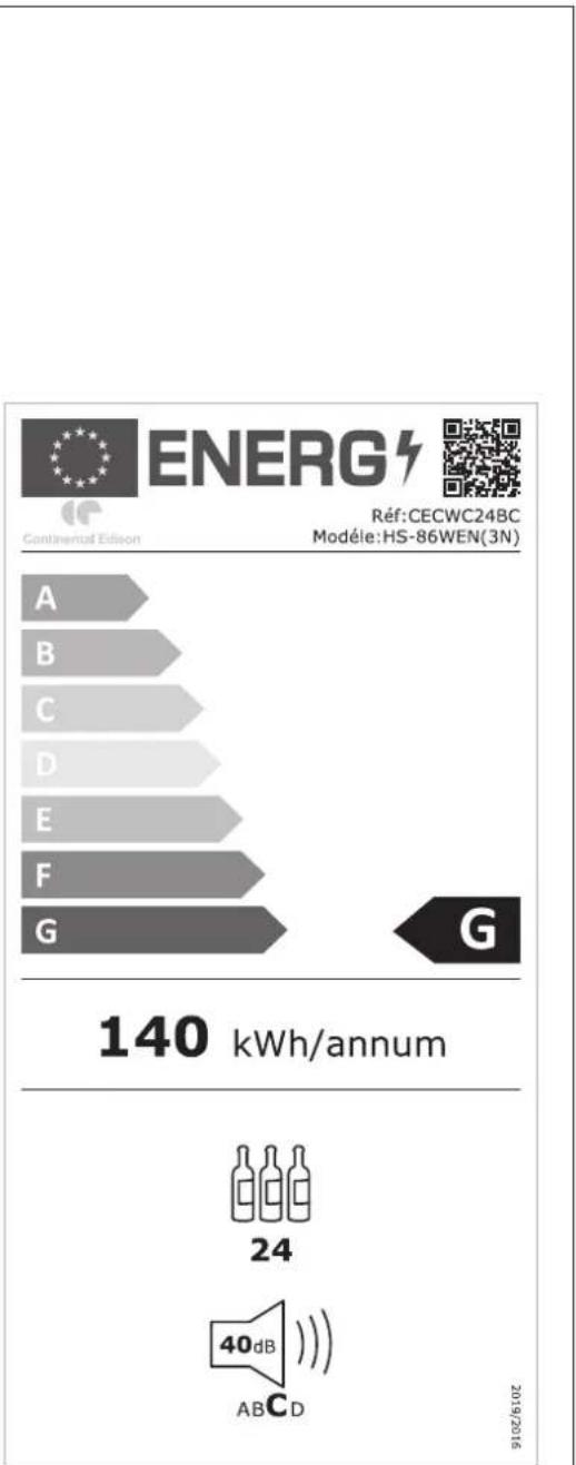 CONTINENTAL EDISON CECWC24BC - TECHNICAL SPECIFICATIONS - 1