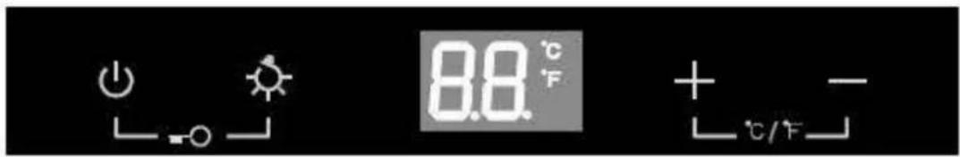 CONTINENTAL EDISON CECWC36B - TEMPERATURE SETTING - 1