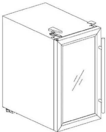 CONTINENTAL EDISON CECWC105C - Reversing the door - 3