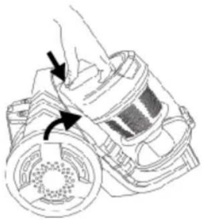 CONTINENTAL EDISON CEVCPET - POUR RETIRER LE FILTRE - 1