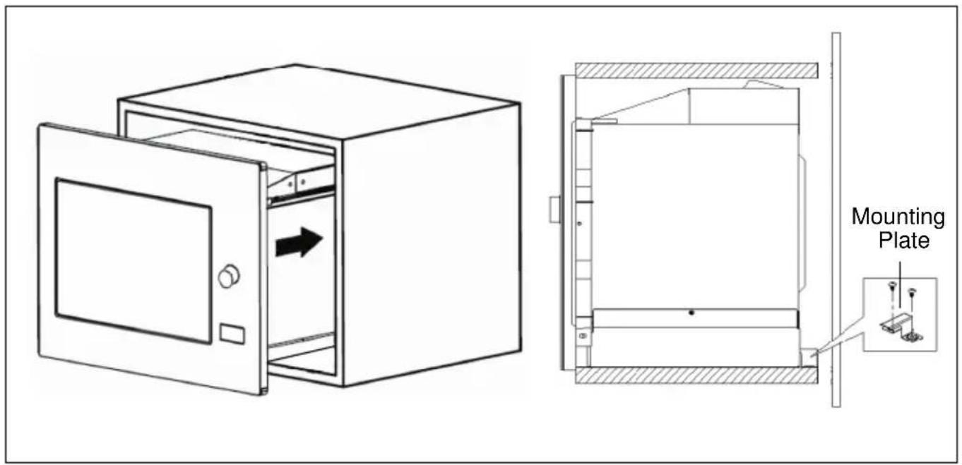 CONTINENTAL EDISON CEMO25GE2 - Install the oven to the cabinet - 1