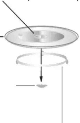 CONTINENTAL EDISON CEMO25GE2 - Installation du plateau tournant - 1