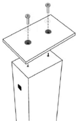 CONTINENTAL EDISON CETB100BV2 - Fixation du socle : - 1