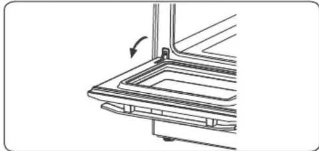 CONTINENTAL EDISON CECP9060MID - Rimozione dello sportello delorno - 1