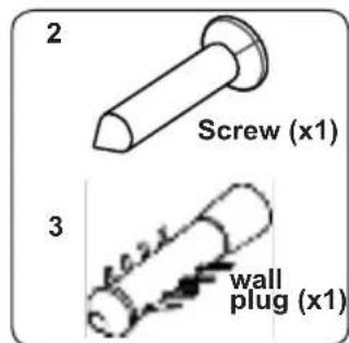 CONTINENTAL EDISON CECDF5060W2 - Anti-tilting kit - 2