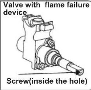 CONTINENTAL EDISON CECDF5060W2 - Adjusting the minimum flame position: - 2