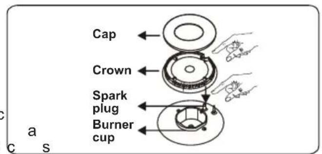 CONTINENTAL EDISON CECDF5060W2 - Hob burner - 2