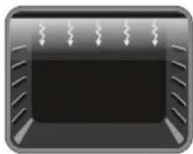 CONTINENTAL EDISON CECDF5060W2 - Funções do Forno Superior - 5