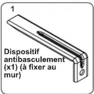 CONTINENTAL EDISON CECDF5060W2 - Kit antibasculement - 1