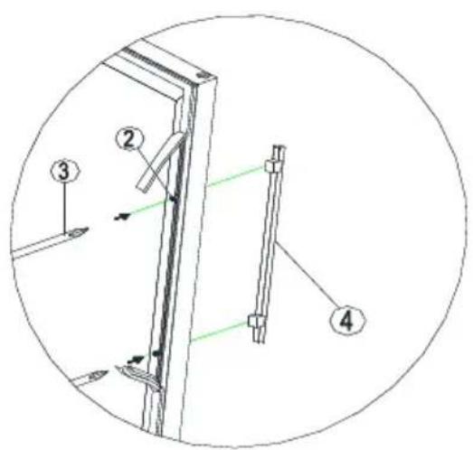 CONTINENTAL EDISON CECWC2Z110C - INSTALLING THE HANDLE IN STAINLESS STEEL - 2