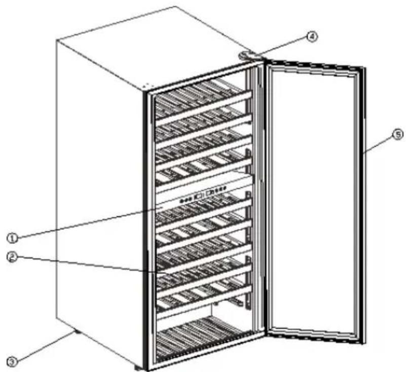 CONTINENTAL EDISON CECWC2Z110C - DESCRIPTION OF THE APPLIANCE - 1