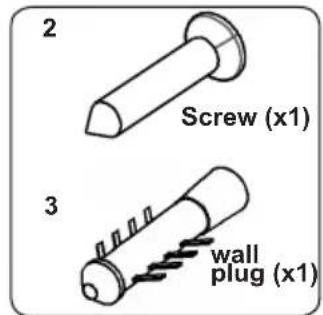 CONTINENTAL EDISON CECDF6060W - Anti-tilting kit - 3