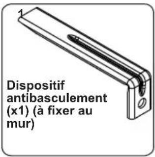 CONTINENTAL EDISON CECDF6060W - Kit antibasculement - 1