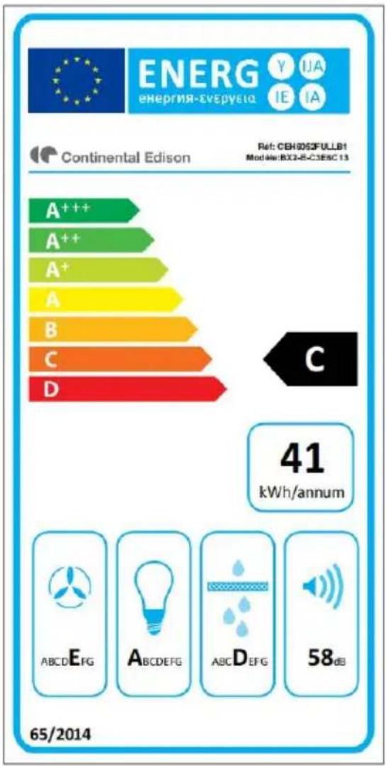 CONTINENTAL EDISON CEH6052FULLB1 - Digital display - 4