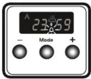 CONTINENTAL EDISON CEF78CB - Ajuste de hora com aviso sonoro - 3