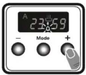 CONTINENTAL EDISON CEF78CB - Ajuste de hora com aviso sonoro - 2
