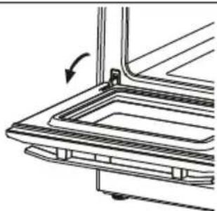 CONTINENTAL EDISON CEF78CB - Rimozione dello sportello del forno - 1