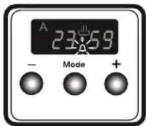 CONTINENTAL EDISON CEF78CB - Ajuste de tiempo de advertencia sonora - 3