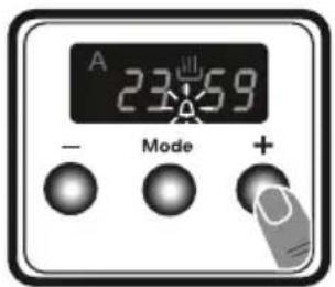 CONTINENTAL EDISON CEF78CB - Audible warning time adjustment - 2