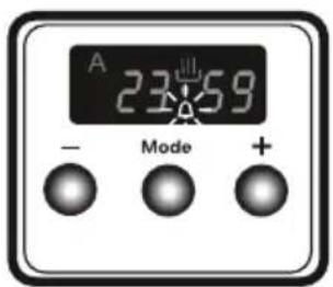 CONTINENTAL EDISON CEF78CB - Audible warning time adjustment - 3