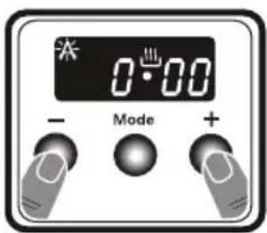 CONTINENTAL EDISON CEF78CB - Ajuste de hora - 1
