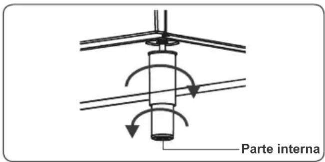 CONTINENTAL EDISON CECP9060MBXD - REGOLAZIONE DEI PIEDINI - 1