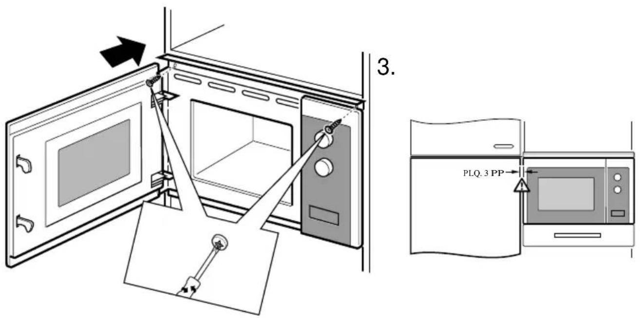 CONTINENTAL EDISON CEMO25GINE - Installing the oven - Fig. 2 - 7