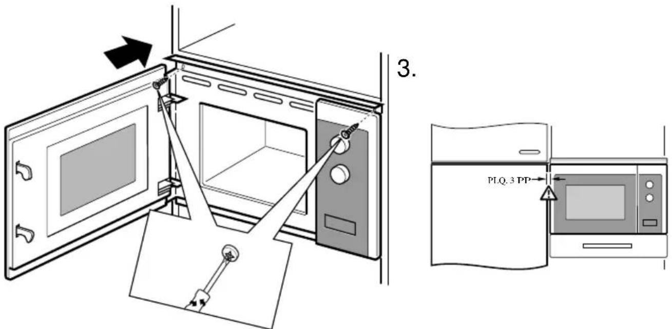 CONTINENTAL EDISON CEMO25GINE - Installer le four - fig. 2 - 6