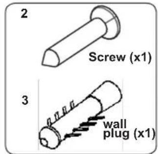 CONTINENTAL EDISON CECM6065W - Anti-tilting kit - 2
