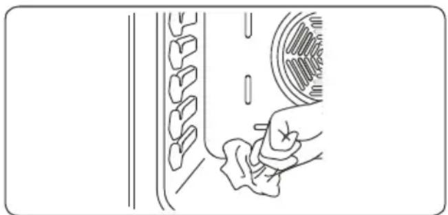 CONTINENTAL EDISON CECM6065W - Cleaning the Inside of the Oven - 1