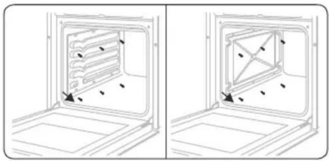 CONTINENTAL EDISON CECG6065FCS - Rimozione del rivestimento catalitico - 1