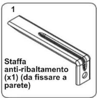 CONTINENTAL EDISON CECG6065FCS - Kit anti-ribaltamento - 1