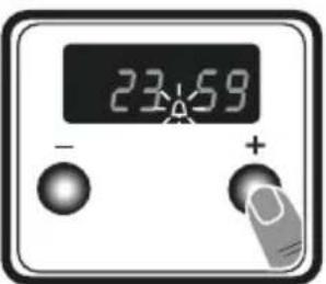 CONTINENTAL EDISON CECG6065FCS - Ajuste de hora com aviso sonoro - 2