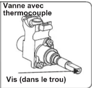CONTINENTAL EDISON CECG6065FCS - Réglage de la position minimale de la flamme : - 2