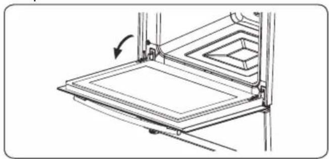 CONTINENTAL EDISON CECG6065FCS - Removal of the Oven Door - 1