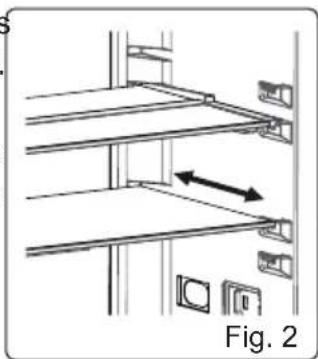 CONTINENTAL EDISON CEFC324W - Adjustable Glass Shelf (In some models) - 2