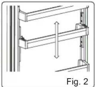 CONTINENTAL EDISON CEFC324W - Estante de Cristal Ajustable - 7