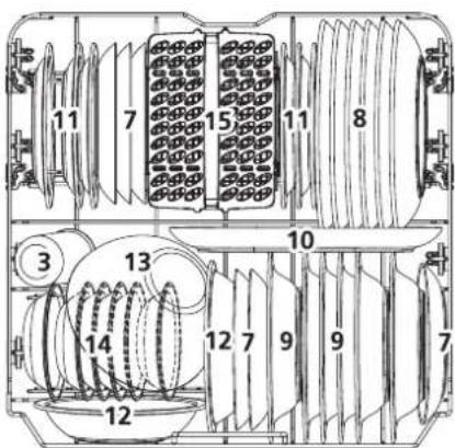 CONTINENTAL EDISON CELV1247DDS3 - 2.Panier inférieur: - 1