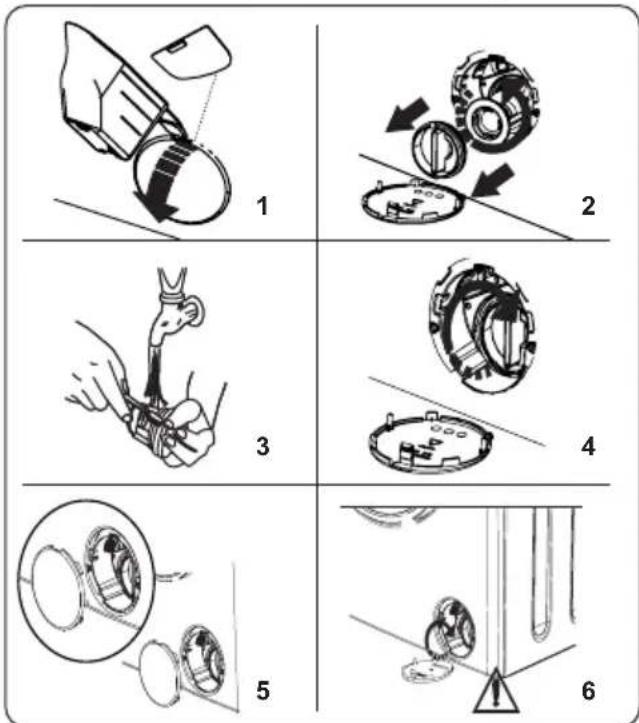 CONTINENTAL EDISON CELL712IW1 - Filtrage de la pompe de vidange - 1