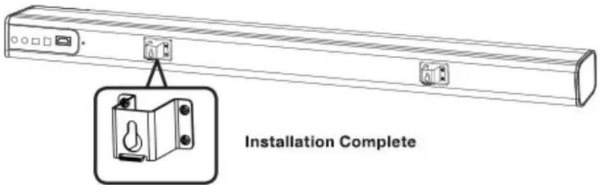 CONTINENTAL EDISON CEBDSCSF19B2 - Wall Mount Bracket Installation - 3