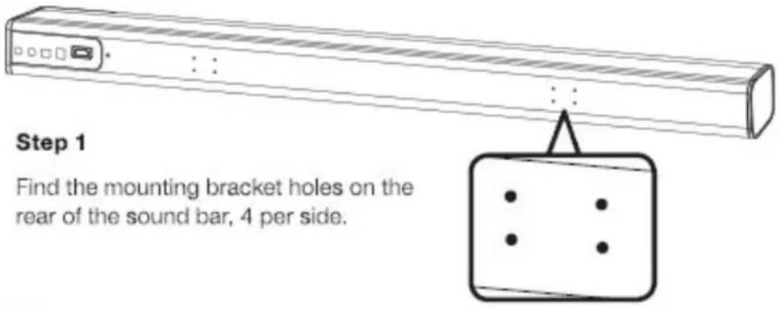 CONTINENTAL EDISON CEBDSCSF19B2 - Wall Mount Bracket Installation - 1