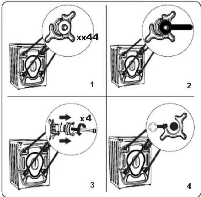 CONTINENTAL EDISON CELL10140S1 - Retrait des vis de bridage - 1
