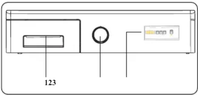 CONTINENTAL EDISON CELL10140S1 - Présentation du bandeau de commandes - 1