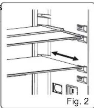 CONTINENTAL EDISON CEFC324B - Adjustable Glass Shelf (In some models) - 2